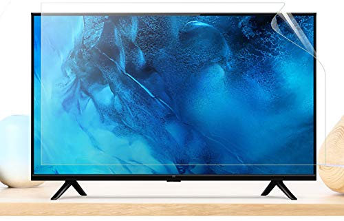 JHNEA 45inch TV Screen Protector, Anti-Blue Light Screen Protector Anti Glare Ultra-clear Filter Eye Protection, for LCD/LED/OLED & QLED 4K HDTV Display,992X548MM