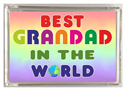'Clare's Cosmetics' Gift For Grandad – Best In The World – Novelty Fridge Magnet Present