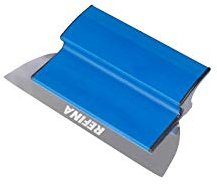 REFINA SUPERSKIM Plastering Spatula for Drywall & Airless Plasters - 10 (250mm) Flexible Skimming Spatula w/ 0.3mm Stainless Steel Blade & Ergonomic ‘Z’ Handle - Finishing & Plastering Tools