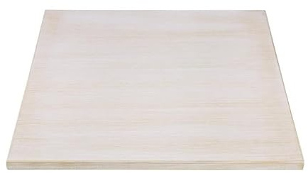 Bolero quadratische Tischplatte Vintage weiß vorgebohrt 70cm