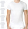 SES Doppelripp Unterhemd Herren Weiß XL 4er Pack/Kurzarm Herren Unterhemden Weiss / 100% Baumwoll Unterhemd Herren als Unterhemd Doppelripp Herren oder Basic Tshirt Herren