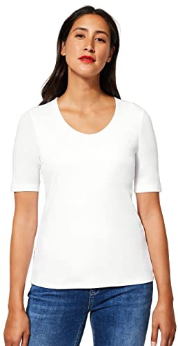 Damen Basic T-Shirt in Unifarbe