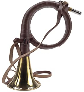 Januel Gof32087, Caccia con Corno guainato-Marrone Unisex, Taglia Unica