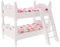 TOYANDONA Mini Doppelbett Puppenhaus Mini Krippe Baby Etagenbett Puppe Schlafende Holz Krippe Puppe M?Bel Dekorative Krippe Miniatur Mini M?Bel Puppenhaus Miniatur Ornament