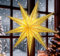 Große Papierlaternen, Weihnachtsstern-Lampenschirm, marokkanische Papiersterne, 9-zackig, weiß, ausgehöhlt, Party-Papierstern-Dekoration für Hochzeiten, Geburtstage, Weihnachten, Urlaub, Winter,