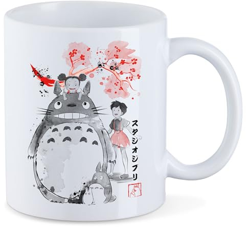 T-Nerds - My Neighbor Sumi-e - Tasse Mug Kaffeetasse Teetasse - Weiß