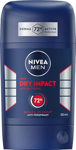 NIVEA MEN Dry Impact Antitranspirant Stift, 50 ml