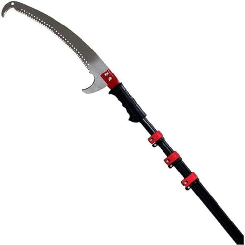 SSDDLZEQ Telescopic Pruning Saw，Red Extendable Telescoping Landscaping Pole Saw Used For Pruning And Trimming Branches And Leaves (Size : 6m)