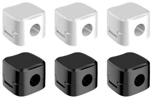 KGDUYC Clips et attache-câbles murales Cacher le support de câble de chargement de téléphone, support de chargeur de fil adhésif fort pour table de chevet, ustensiles de cuisine (12 pièces)