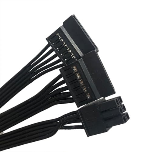 JINTAI Cavo di alimentazione da 6 pin a 3x15 SATA per PSU Seasonic/per An-tec, BTC Mining e HDD Splitter da 18,7 pollici