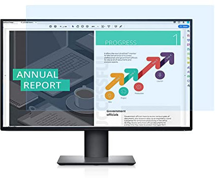 Lonkenn 19,5 Zoll Anti Blaulichtfilter, [Augenpflege], Displayschutz Anti UV, Anti Blaulicht Schutzfolie, Blendschutzfolie Displayschutzfolie für 19,5 16:9 Display (433x240mm) -Removable