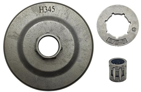 Catena, tamburo, pignone, gabbia ad aghi, for motosega Husqvarna 445, 450 E, 345, 340, 346XP, 350, 351, 353, 3/8-7T