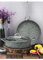 3 Piece Granite Induction Hob Pan Set – 26cm Non-Stick Cooking Pot with Lid & Frying Pan – PFOA-Free, Scratch Resistant, Energy Saving – Grey