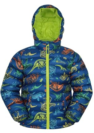 Mountain Warehouse Seasons Kids Padded Puffer Jacket Dark Teal (Printed) 7-8y