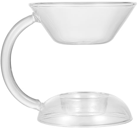 Aromabrenner Teelichthalter aus Borosilikatglas 1 Stück Transparent