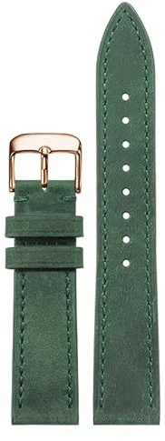 London Craftwork Lederarmband, kompatibel mit den Serien NOMOS Club, Orion, Tangente, Zürich und Ludwig in 18 mm, 19 mm, 20 mm, 21 mm, 22 mm, 24 mm