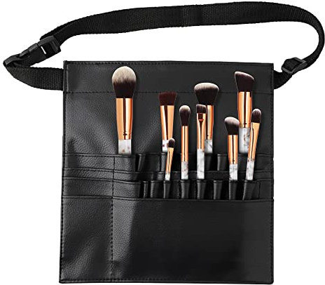 Sac pour accessoires de maquillage et pinceaux 22 poches pour artiste professionnel avec sangle ceinture