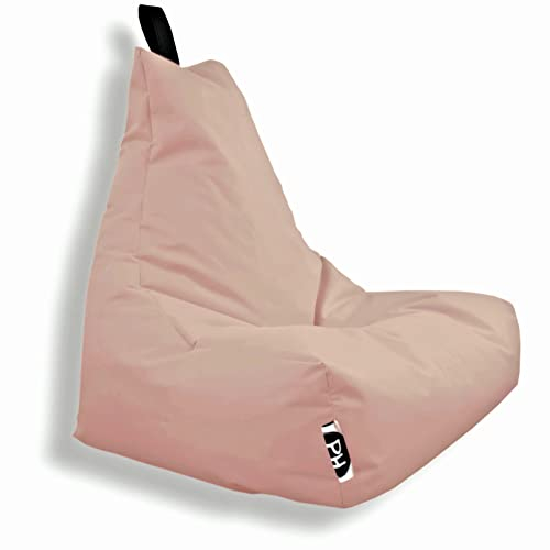 PATCH HOME Lounge Sessel XXL Gamer Sessel Sitzsack Sessel Sitzkissen In & Outdoor geeignet fertig befüllt | XXL - Beige - in 2 Größen und 25 Farben