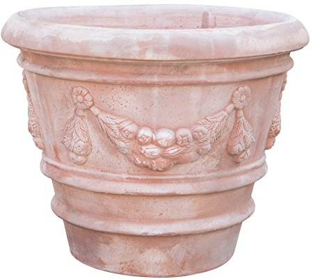 Biscottini Outdoor Plant Pot 60x50cm - Large Outdoor Terracotta Pots - Outdoor Plant Pots - Large Outdoor Pot