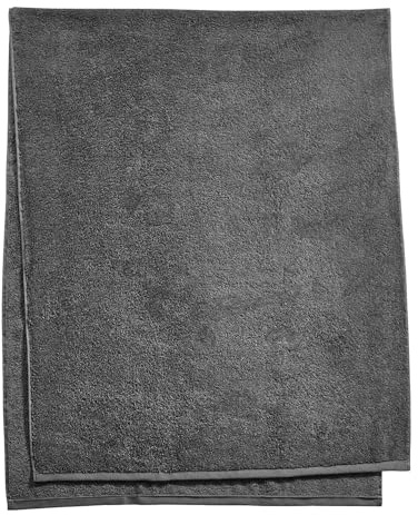 BUTLERS Saunatuch Baumwolle - Fabulous - Saugstark | Farbe Grau - 80x200 cm - Frottiertuch für Wellness & Pool - Badelaken zum Abtrocknen - Frottee