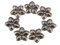 100 clous de tapissier vintage Médaille décoratif de porte de chaussure de sofa de meubles 23mm