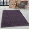 HomebyHome Shaggy Teppich 200x300 Wohnzimmer (200 x 290 cm) - Shaggy Teppich Hochflor Violett Extra Weich und Flauschig - Langflor Teppiche für Schlafzimmer, Küche, Flur - Carpet, Halı, Kilim