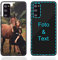 MXCUSTOM Personalisierte Handyhülle für Samsung Galaxy S20 FE 5G, Benutzerdefiniert Kratzfest Gehärtetes Glas Weicher Stoßfänger Hülle mit Eigenem Foto Bild Text Individuelle Schutzhülle(GHS-BK-P1)