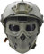 Koyheng PJ Tactical Fast Helm Und Verstellbare Airsoft Maske Totenkopf Vollgesichtsmaske Geeignet Für Airsoft Paintball, Halloween, Rollenspiele, Kostümpartys Und Filmrequisiten