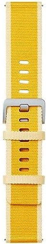 Xiaomi Watch S1 Active Braided Nylon Strap (Maize Yellow), Cinturino in Nylon, Compatibile con Watch S1 Active, Maize Yellow, Versione Italiana