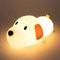 LEDHOLYT Night Light for Kids,Cute Silicone Nursery Puppy Lamp for Baby and Toddler,Animal NightLight for Boys and Girls,Squishy Night Lamp for Bedroom,Kawaii Bedside Lamp for Kids Room(Puppy)