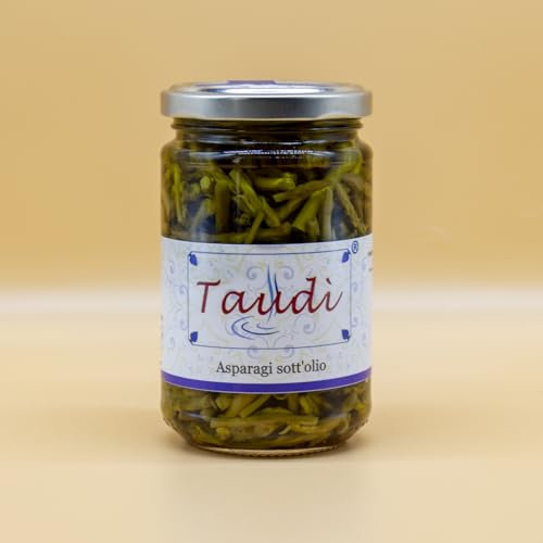 Wilder Spargel in Öl - Taudì Konserven im Glas Sizilianische handwerkliche Konserven 280g
