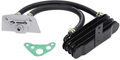 Radiatore Dell'olio della Trasmissione, Radiatore Olio Moto Raffreddamento della Trasmissione del Motore in Metallo a Raffreddamento Rapido Per Motociclette a Fascio Curvo da