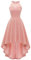 Bbonlinedress Robe Pin Up Femme Chic et Elegant Longue de Cocktail Soirée Mariage Invité Bal de Promo Anniversaire Blush 3XL