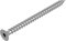 SECCARO Lot de 100 vis à bois pour panneaux d'aggloméré, 5 x 80 mm, en acier inoxydable V2A VA A2, avec filetage complet, TX/six pans creux