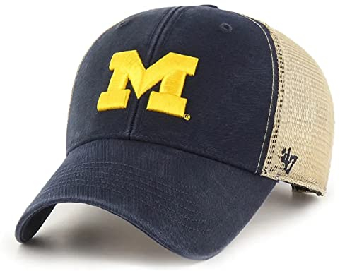 47 NCAA Flagship Wash Mesh MVP verstellbare Mütze, Einheitsgröße für Erwachsene, Michigan Wolverines, Einheitsgr��e