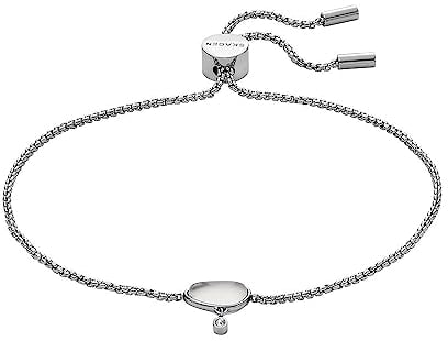 Skagen Armband für Frauen Meerglas, Weißes Glas Kettenarmband, Länge: 216mm, Breite: 9.5mm, Höhe: 10mm, SKJ1708040