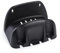 CABLEPELADO Soporte para manguera jardín plastico, Colgador de manguera de jardín, Porta mangueras para pared, Organizador manguera jardín, 25 cm ancho X 15 cm alto X 13 cm fondo, Universal (Negro)