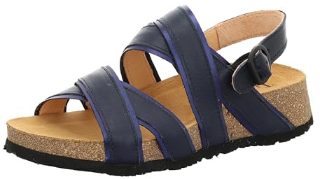 Think! Damen KOAK nachhaltige Zehentrenner, Navy/Kombi 8000, 41 EU