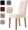 Housse de Chaise 4 pièces in Velours Extensible,Housse Chaise Salle à Manger Universel Cuisine Salon Extrêmement Doux Confortable