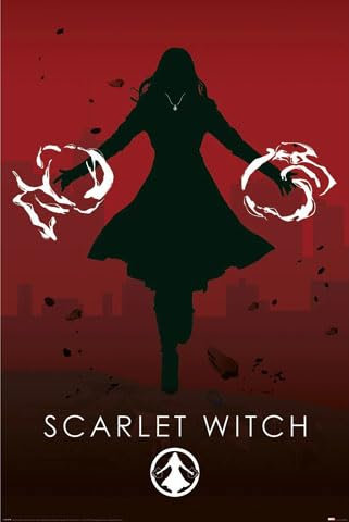 Scarlet Witch - Silhouette - Druck Plakat Film Poster - Größe 61x91,5 cm