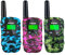 BATURU Walkie Talkie Kinder, Walkie Talkies für Kinder 8 Kanal Funkgerät mit VOX Funktion LED Taschenlampe, 5 KM Reichweite für Abenteuer im Freien, Camping