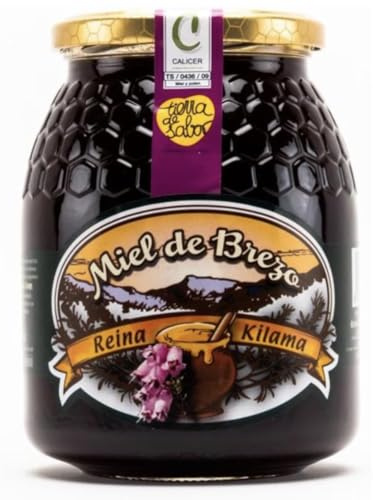 Reiner Bienenhonig. Heidehonig. 100% Honig Spanischer Herkunft in einem 500-g-Behälter. Heidehonig aus den Gebieten Salamanca, Zamora und León. Sehr intensives Aroma nach Hummus, Pilzen und Laubstreu.