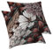 ggaimwf Blume Kissenhülle dekorativ Blumenkissen Hell Vintage Kunst Ästhetisch Kissenbezüge für Sofa Kissenbezüge Bauernhaus-Streuung Kissen mit Bezügen im Lieferumfang enthalten Set 2 40 x 40cm