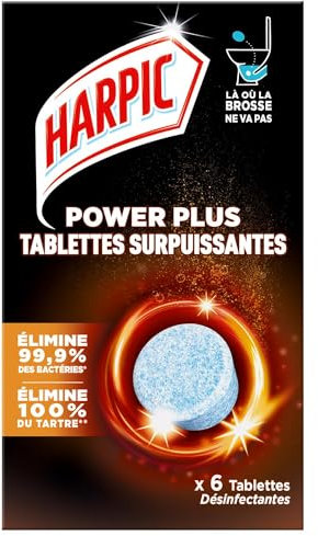 HARPIC étui de 6 Tablettes Power Plus Désinfectantes