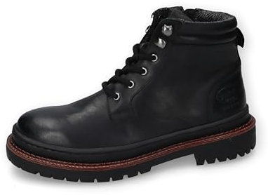 Dockers by Gerli Herren Combat Boots, Männer Stiefeletten,halbstiefel,Kurzstiefel,uebergangsschuhe,uebergangsstiefel,schwarz,44 EU