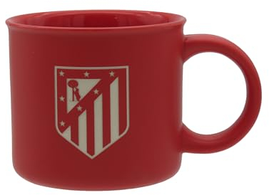 CyP Brands- Atlético de Madrid, Taza, Taza Cerámica, Desayuno, Menaje, Tazas Originales, Color Rojo, Producto Oficial