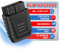 OBD2 Bluetooth 5.0 Diagnostic Device, Wireless Car Diagnostic Scanner with Full System Scanning, Motor Mild Smoke Test Performance Test, Motor Fault Code Reader Suitable for iOS and Android (Black)