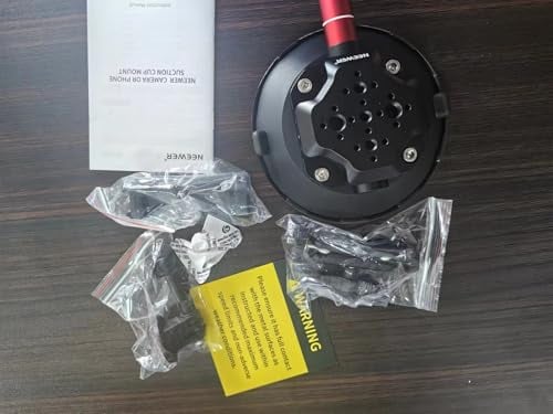 NEEWER Soporte de Cámara de Ventosa 4,5''+Magic Arm de Cabeza Esférica, Orificios ARRI 1/4'',Soporte Auto con Soporte Teléfono y Adaptador Action Camera Compatible con iPhone GoPro DJI Insta360,CA105
