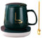 Qerwsdty Tazza riscaldante per caffè elettrico via USB, confezione regalo con piastra riscaldante e tazza da caffè, tazza di tè calda