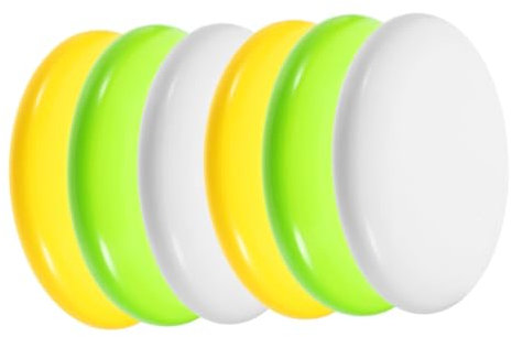 HANABASS 6pcs Golf Discs Flying Discs Softball Pitching Aids Bright for Boys and Girls Adults